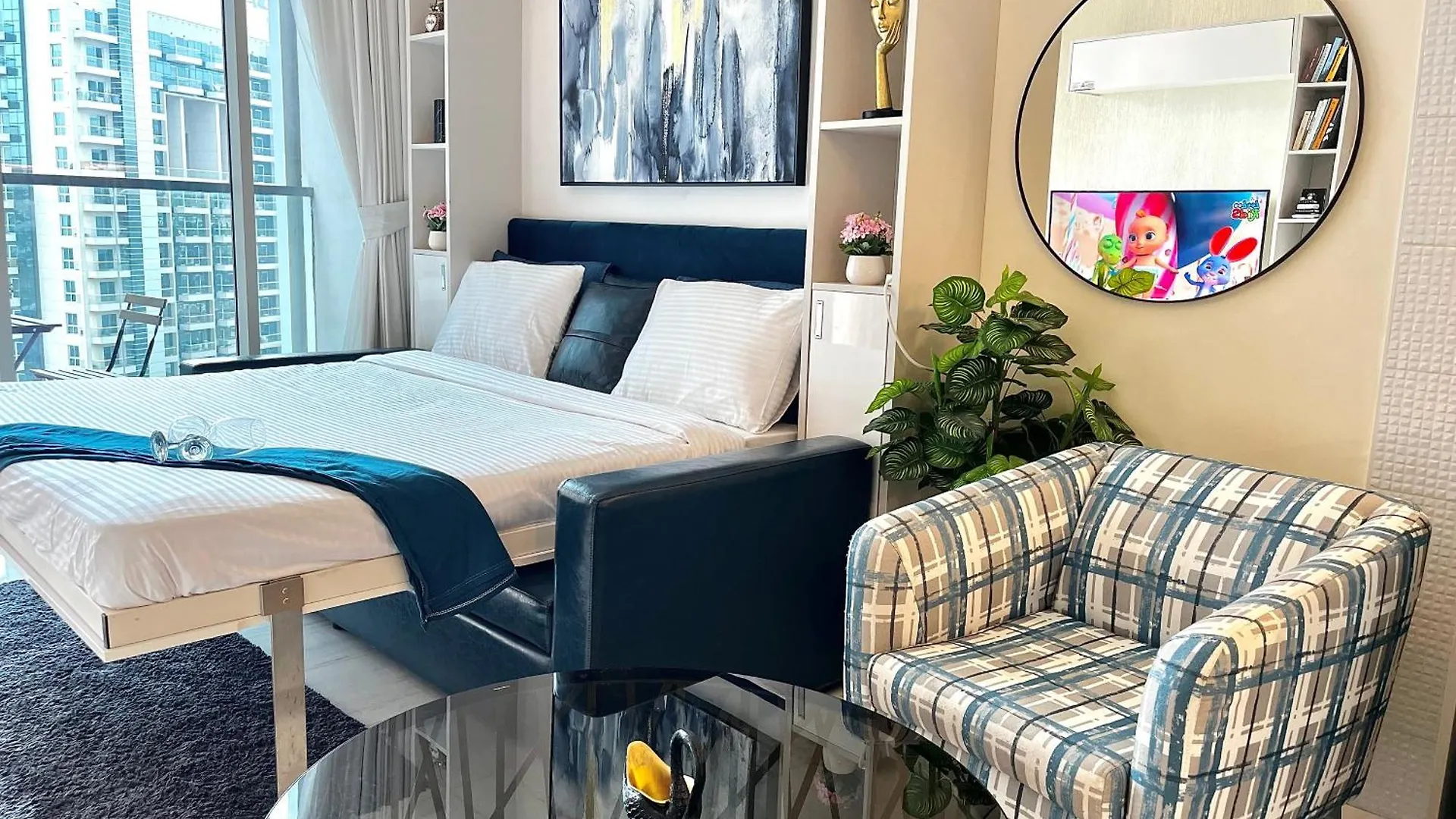 Marvellous Burj Khalifa View Studio, In Downtown Dubaj Apartmán