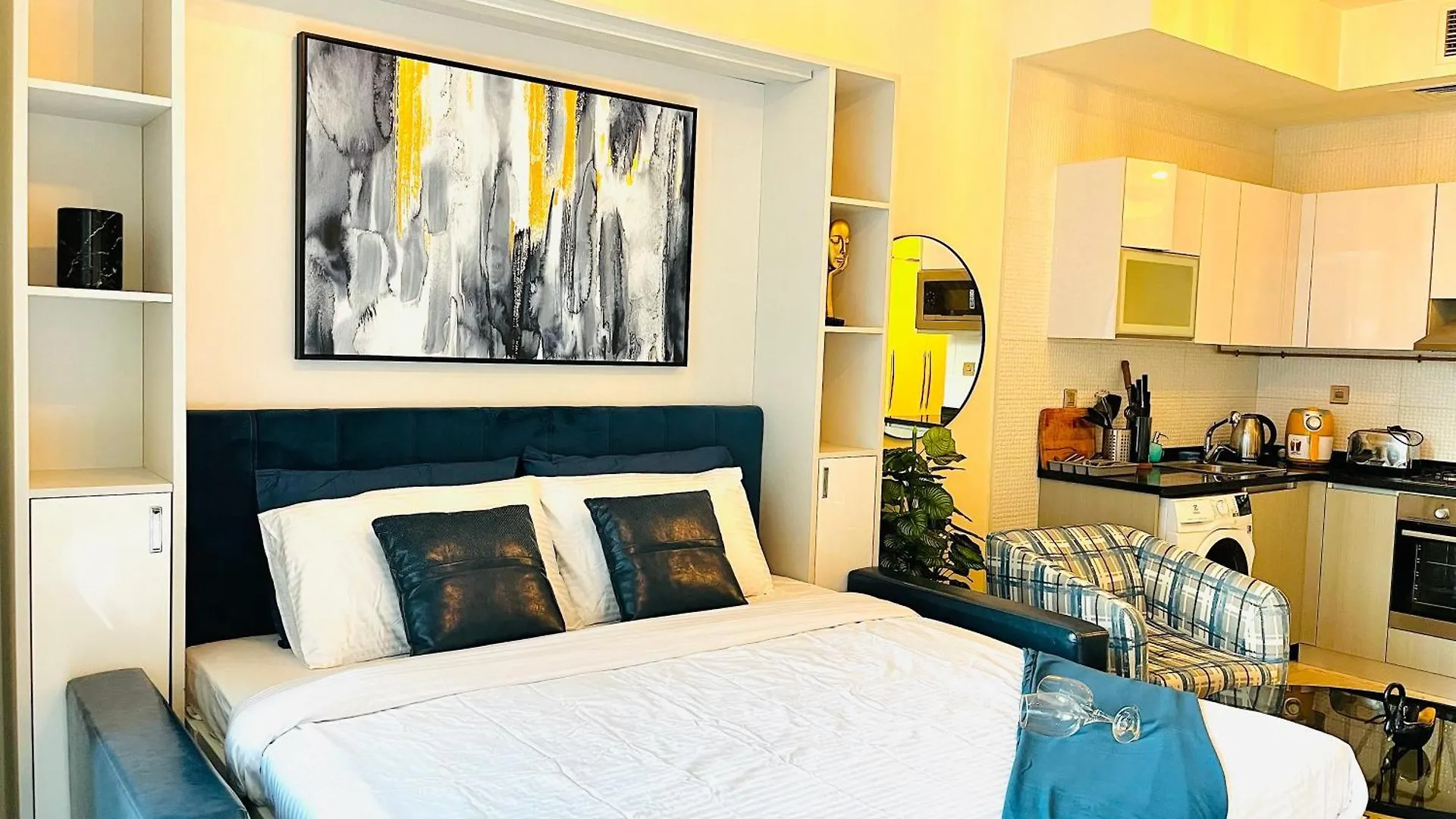 Marvellous Burj Khalifa View Studio, In Downtown Dubaj Apartmán